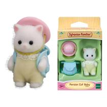 Sylvanian Families Mini Bebe Gato Persa Divertido Epoch 5456