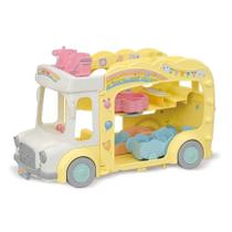 Sylvanian Families Ônibus Arco-Íris Jardim Da Infância Epoch 5744 Sylvanian Families Ônibus Arco-Íris Jardim Da Infância Epoch 5744