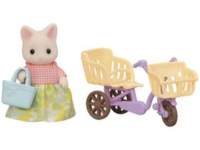 Sylvanian Families Passeio de Bicicleta Mamãe Gato