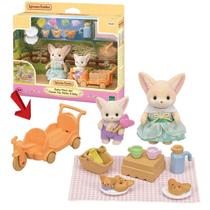 Sylvanian Families Piquenique Ensolarado Irmã e Bebê Raposa