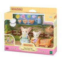 Sylvanian Families Piquenique Ensolarado Irmã e Bebê Raposas do Deserto 5698