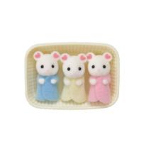 Sylvanian Families Trigêmeos Rato Marshmallow Epoch 5337