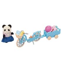 Sylvanian Figures Menina Panda Conjunto com Bicicleta e Patins 5652 Epoch Sylvanian Figures Menina Panda Conjunto com Bicicleta e Patins 5652 Epoch