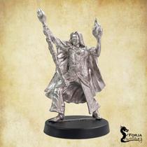 Sylvena a Rainha Branca - Basilisco Miniaturas - Metal Branco