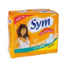 Sym Cobertura Seca Absorvente com Abas - 8 Unidades