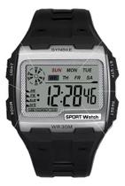 Synoke Prata-relógio Digital Sem Gênero, Ar Livre, Função Luminosa