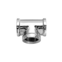 T de 90 Latão Cromado Blukit 1/2 (F)