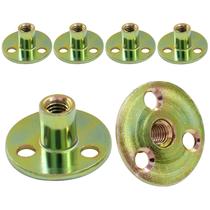 T Nuts Hordion Carbon Steel 5/16-18 com placa de base redonda x24 T Nuts Hordion Carbon Steel 5/16-18 com placa de base redonda x24