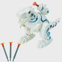 T-Rex Dino Robo Lançador De Dardos com Som E Luz .