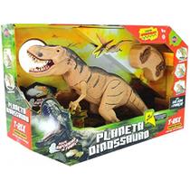 T-Rex Dinossauro Controle Remoto Com Som Luz E Fumaça - Toy - Toyng