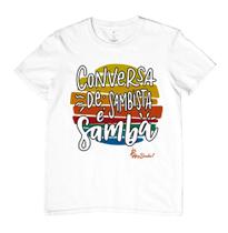 T-shirt 1/2 malha 30.1 Conversa de sambista é Samba
