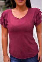T-Shirt 3 Babadinhos em Suede