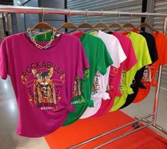T-shirt algodão rockabilly
