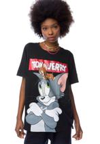 T-shirt Alongada Black