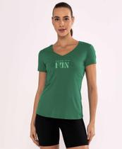 T-shirt Alto Giro Skin Fit Make It Fun Feminina Ref:2311706