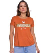 T-shirt amour paris - coral