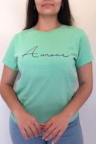 T-shirt Amour Verde Menta