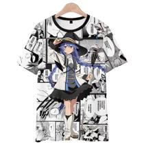 T-shirt anime Mushoku Tensei COS em torno de impressão 11D su