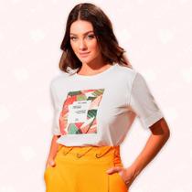 T-shirt Aplique Termocolante - Moda Casual Chic T-shirt Aplique Termocolante - Moda Casual Chic
