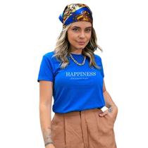 T-Shirt Azul Royal Happiness