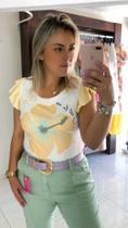 T-shirt Babados Flower