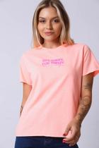 T-shirt Basic Papaya Flour Not Sorry For Shinin