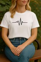 T-shirt Básica Feminina Algodão Blusa Camiseta Academia