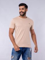 T-Shirt Básica Masculina Com Algodão Sustentável Bege T-Shirt Básica Masculina Com Algodão Sustentável Bege