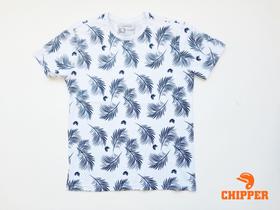 T-Shirt Básica Masculina Floral