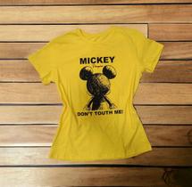 T-Shirt Basica Mickey Amarela