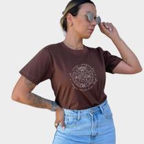 T-Shirt Básica São Bento Oração Círculo Personalizada Moda Cristã Católica T-Shirt Básica São Bento Oração Círculo Personalizada Moda Cristã Católica