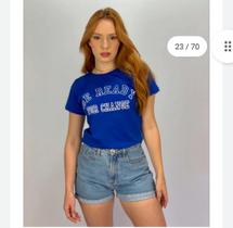 T-shirt bê ready azul Tam G T-shirt bê ready azul Tam G