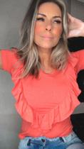 T Shirt (Blusa) Milena - ClosetChicPoa T Shirt (Blusa) Milena - ClosetChicPoa
