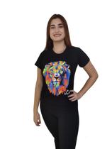T Shirt Blusinha Feminina Leão de Judá