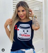 T-shirt bordada Nutella GG