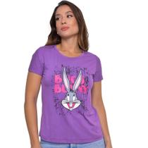T-shirt bugs bunny - lilás - Verrati