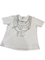 T-shirt c/ estampa off white perfect way T-shirt c/ estampa off white perfect way