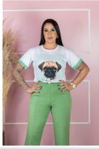 T-shirt cachorro pug T-shirt cachorro pug