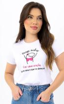 T-Shirt Camiseta feminina com frase cristã Flork - Bella Bajona