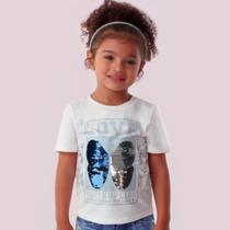 T-Shirt Camiseta Infantil Petit Cherie Rose Garden 016