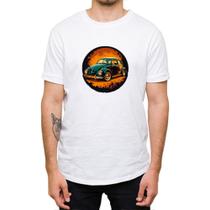 T-shirt Camiseta Manga Curta Masculina Algodao Estampada Fusca Carros Antigos