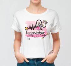 T-shirt Camiseta Profissão, Farmacêutica T-shirt Camiseta Profissão, Farmacêutica