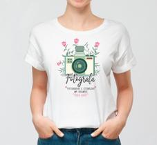 T-shirt Camiseta Profissão, fotografa T-shirt Camiseta Profissão, fotografa