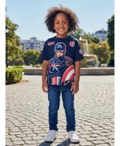 T-shirt Capitão América Marvel Youccie