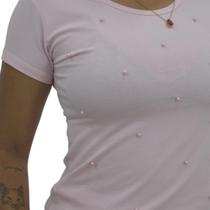 T-Shirt Charmosa com Pérolas