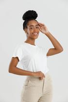 T-Shirt Classic Branco Algodão Reativo Lisa T-Shirt Classic Branco Algodão Reativo Lisa