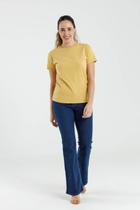 T-shirt Classic Reativo Amarelo Deserto Lisa