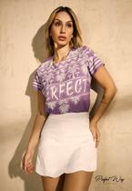 T-shirt com Estampa e Termocolante Exclusivo Perfect Way P Veste 36/38 T-shirt com Estampa e Termocolante Exclusivo Perfect Way P Veste 36/38