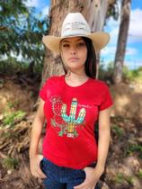 T-shirt country feminina