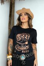 T- Shirt Country Feminina Preta- Hamitie